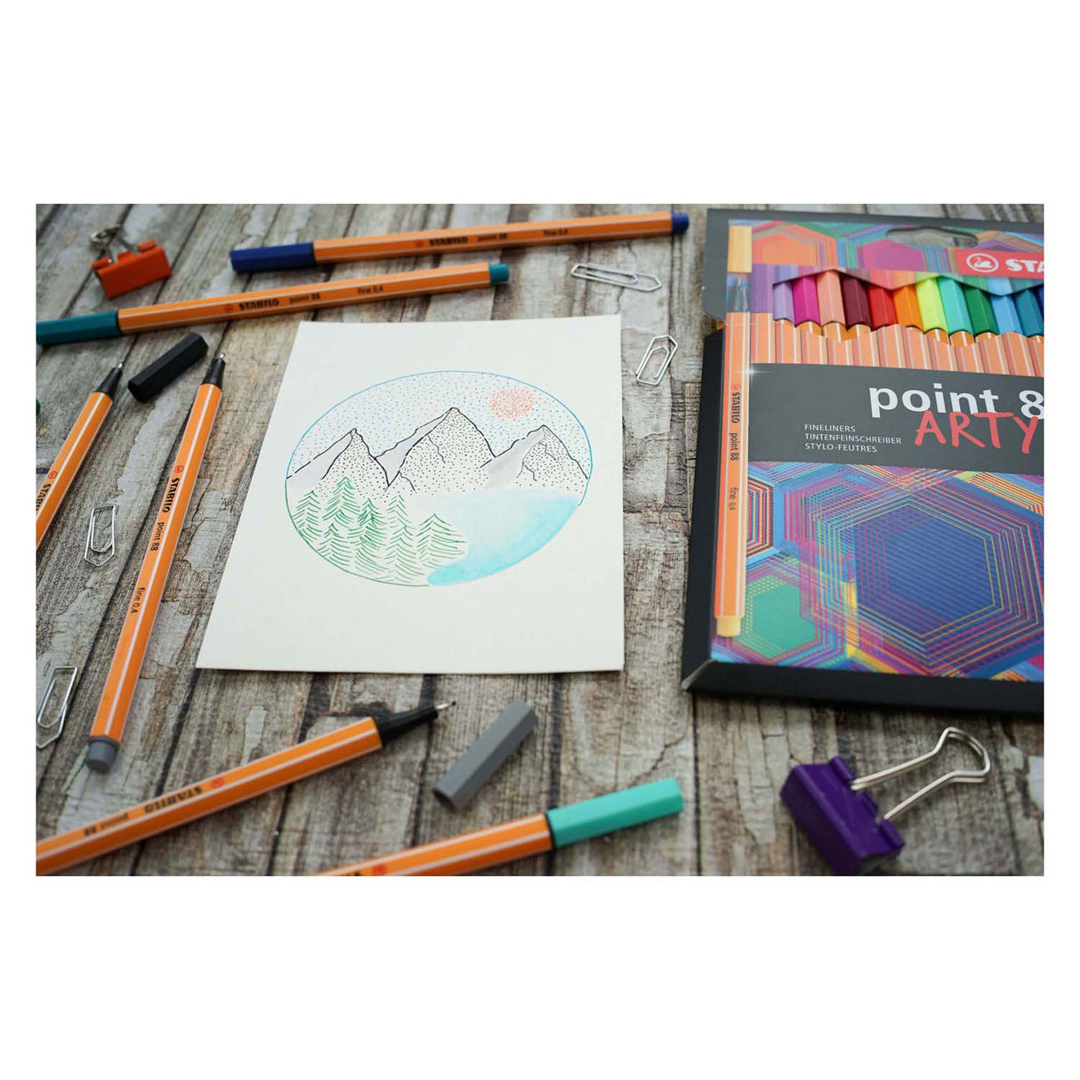 Stabilo Point 88 Arty Fineliners, 18 ..