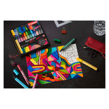 Stabilo Pen 68 Max Felt -tip Pen z debelo dleto zemeljsko zeleno