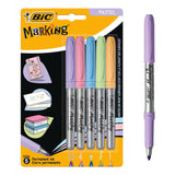 Bic Intensitéit gefillt -tip Pens permanent Pastell, 5st.