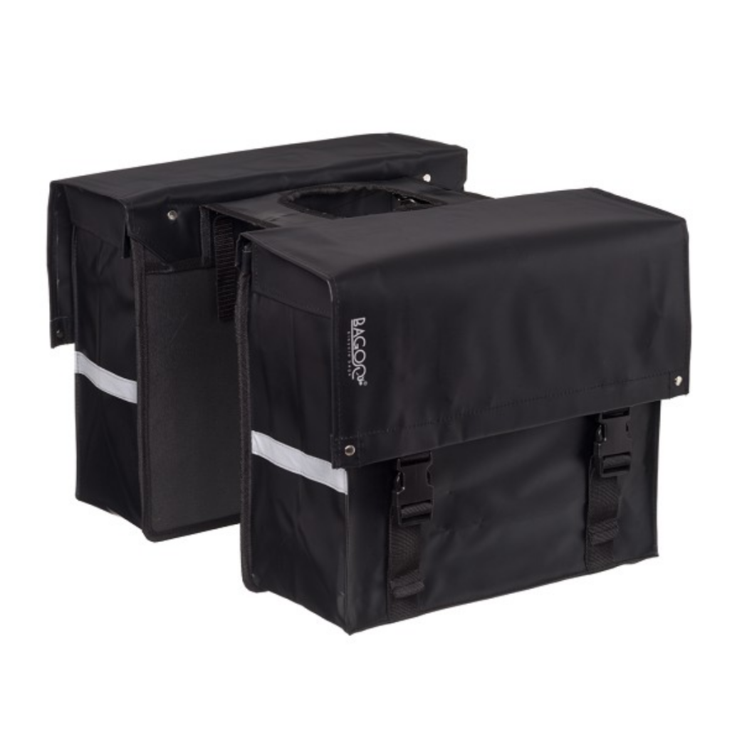 Bagoo Double Fahrradbeutel Bisonylschwarzer Inhalt 34L