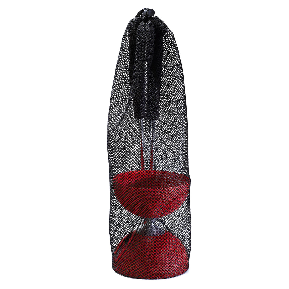 Eureka gumijasta diabolo z aluminijastimi palicami - rdeča