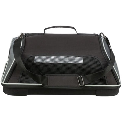 Trixie dog bolso de aviones de aviones gris negro