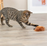 Trixie squirrel plush with spring tail with catnip