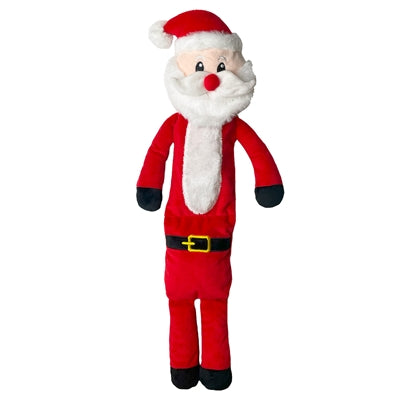 Šťastný mazlíček Soft Squeaky Santa Claus