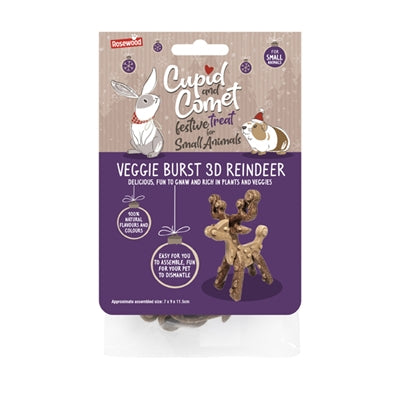 Cupid Comet Veggie Burst 3D Rendier