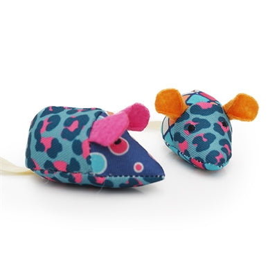 Rosewood Jolly Moggy Patchwork Mice dúo