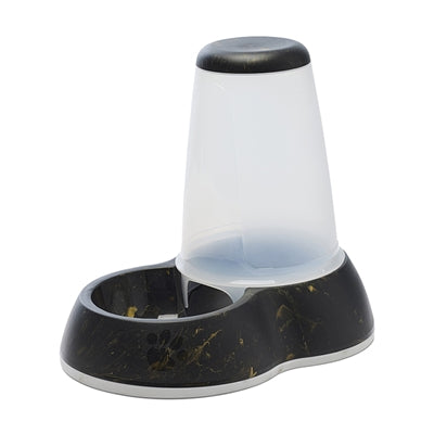 Savic Voerdispencer Loop Marble Black Gold