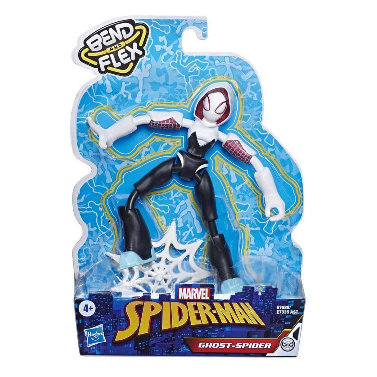 HASBRO FIGURA DE ACCIÓN FLEXIBLE GHOST SPIDER