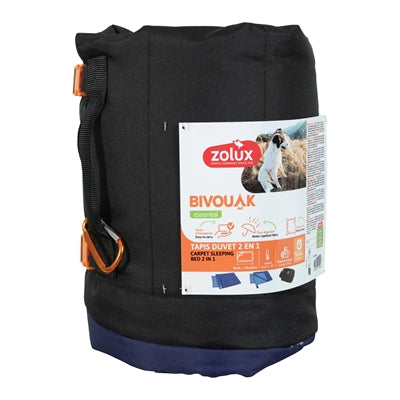 Zolux Bivouak Hundedecke Schlafsack 2in1 Blau