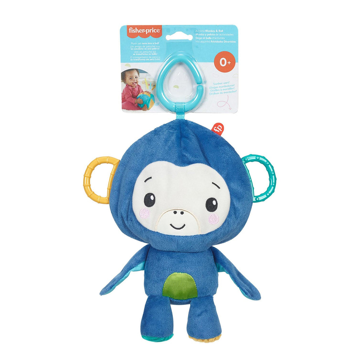 Fisher Price-2-in-1 scimmia e palla