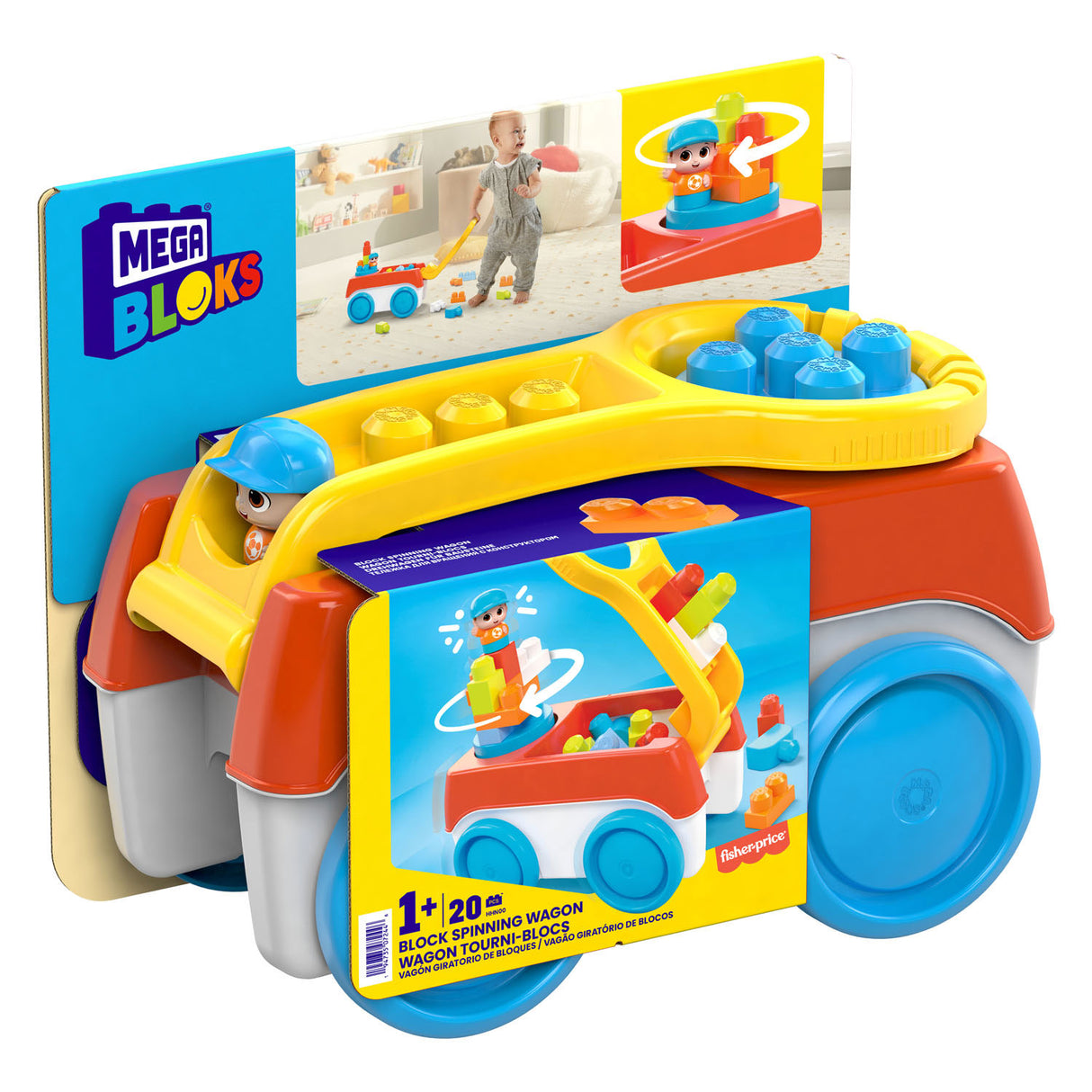 Mega bloks blok spřádání Bolderar s stavebními bloky