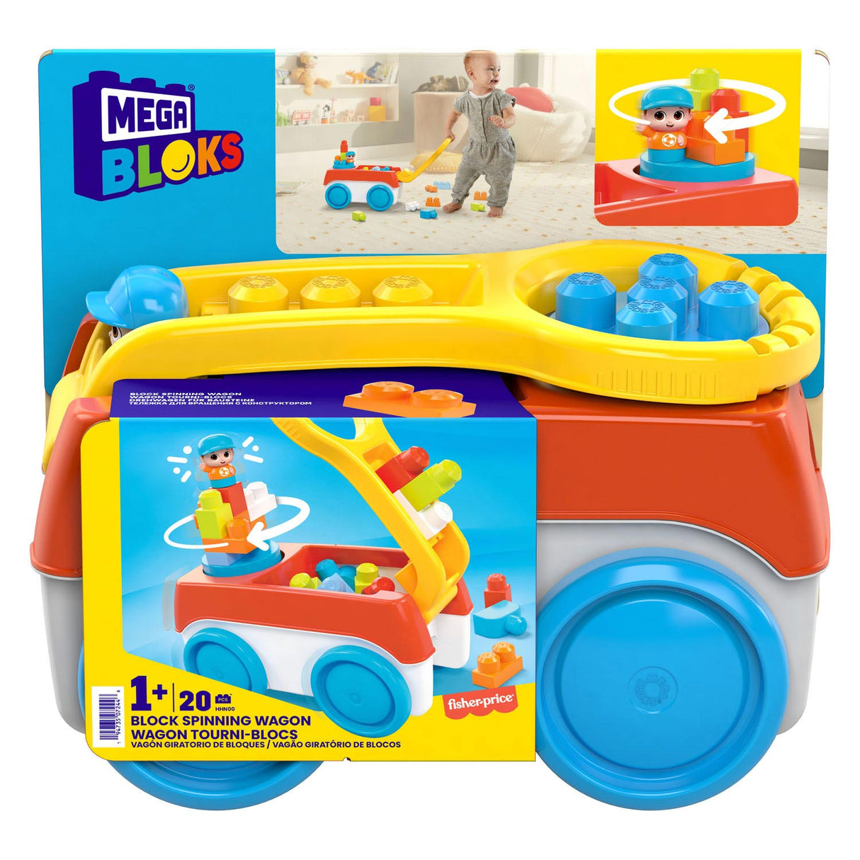 Mega bloks blok spřádání Bolderar s stavebními bloky