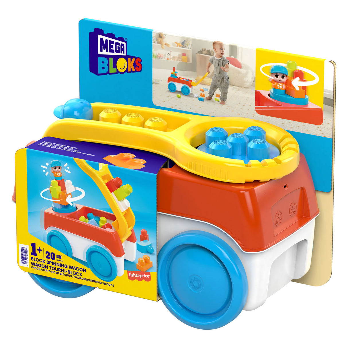 Mega bloks blok spřádání Bolderar s stavebními bloky