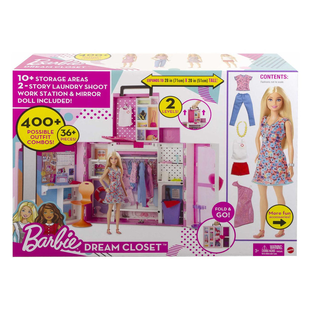 Mattel Puppe mit überdurchschnittlicher Garderobe