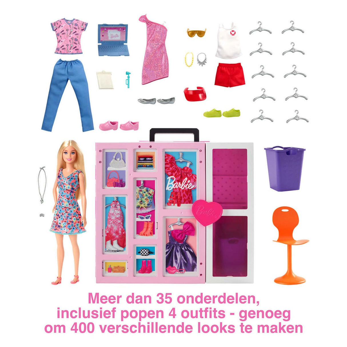 Mattel Puppe mit überdurchschnittlicher Garderobe