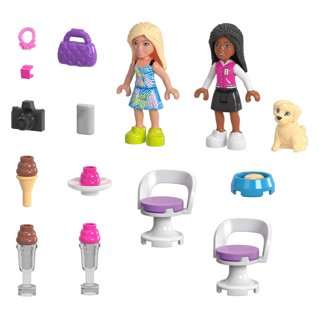 Mattel Mega ice cream stall construction set, 226dlg.