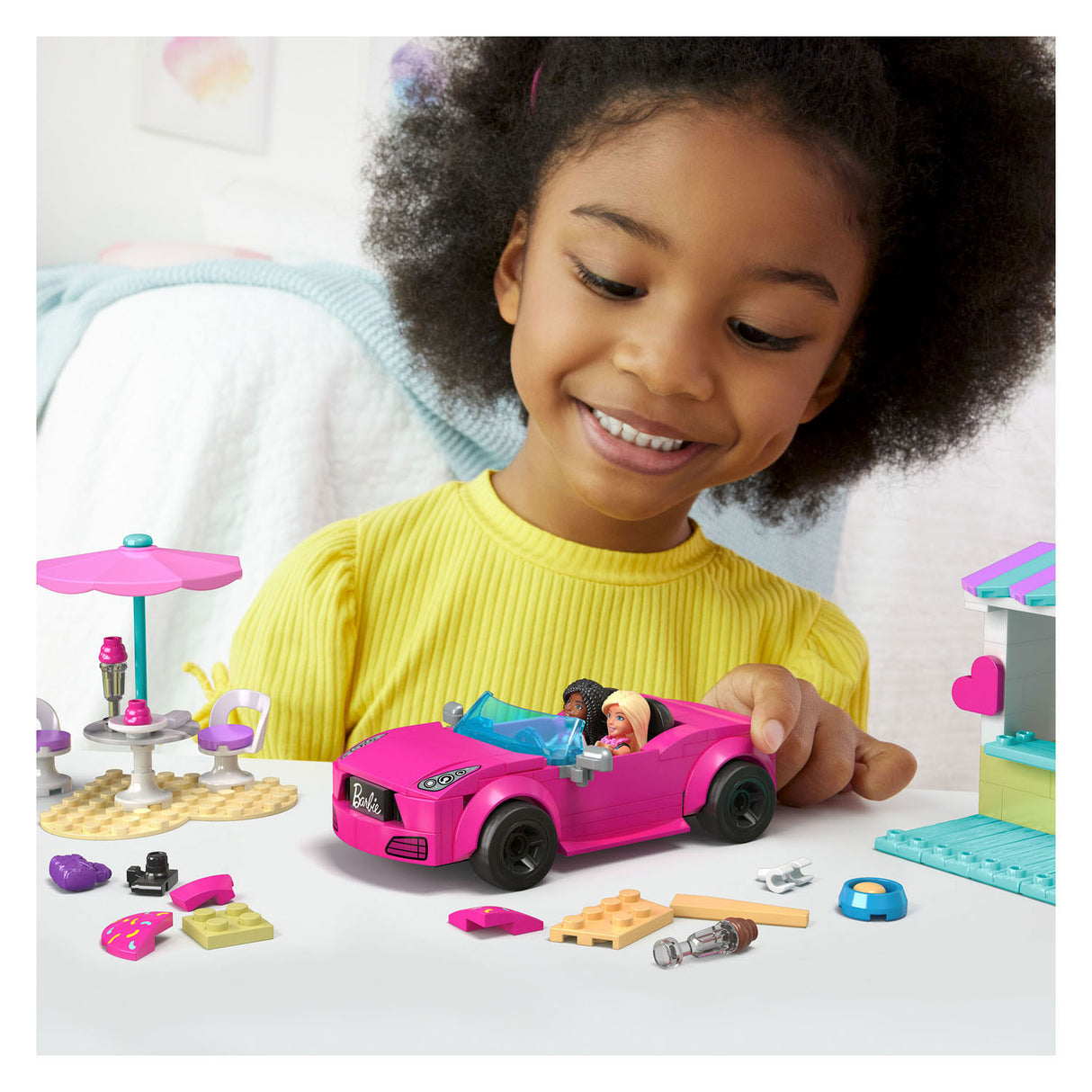 Mattel Mega ice cream stall construction set, 226dlg.