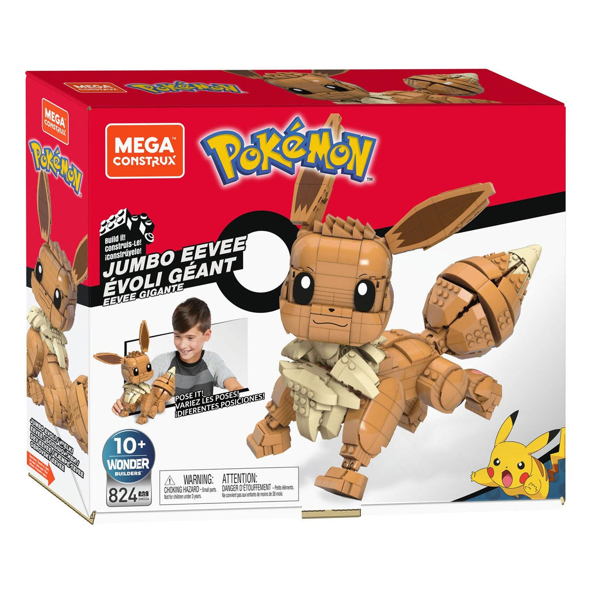 Pokémon mega construx bouwset eevee