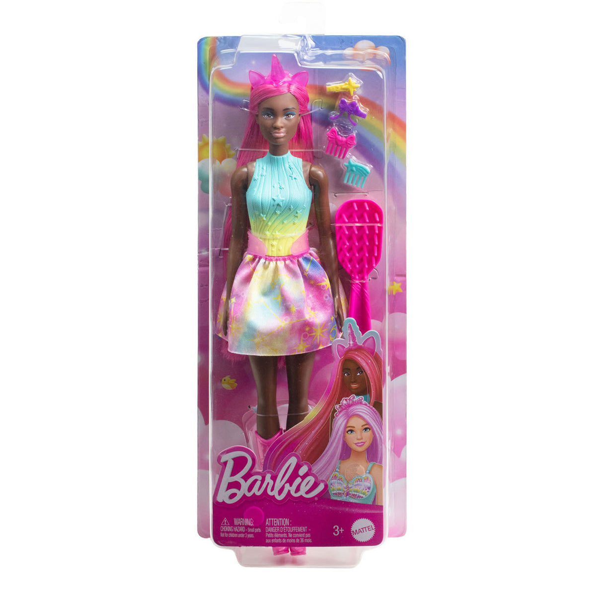 Matbel Moud Popp Mermaid mat laange Hoer rosa