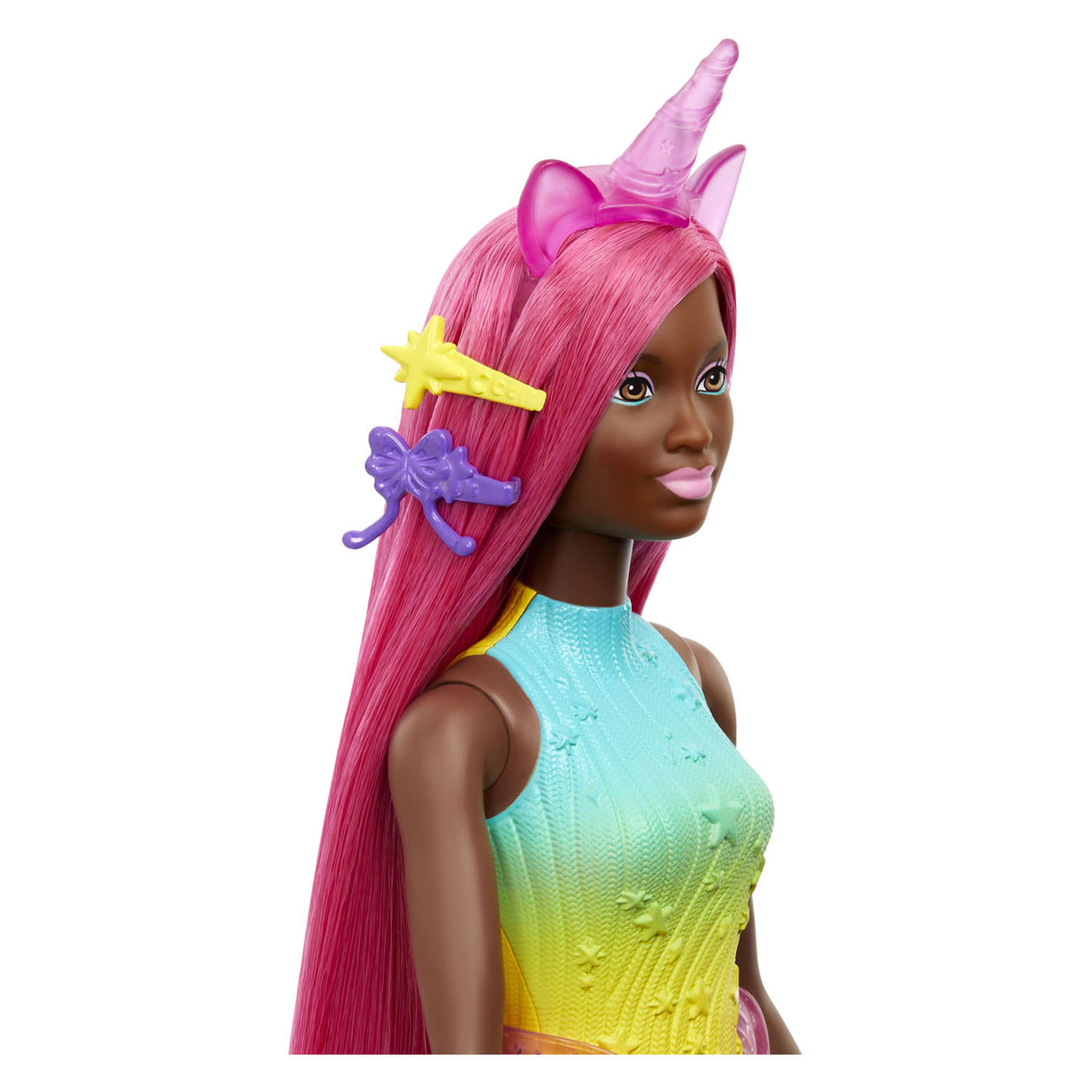 Matbel Moud Popp Mermaid mat laange Hoer rosa