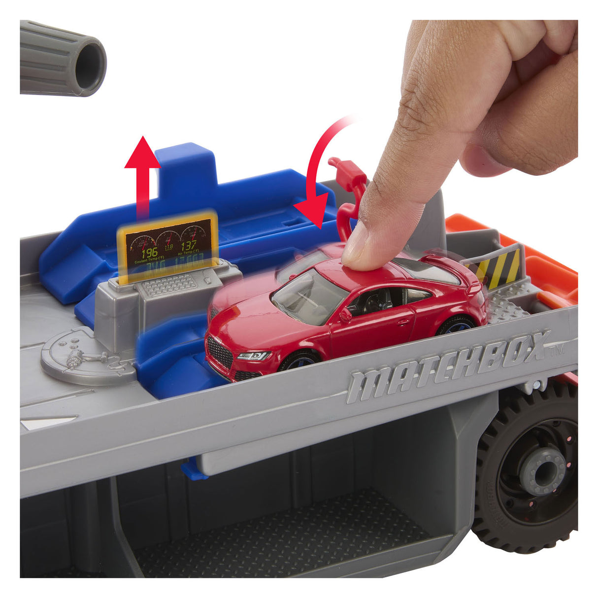 Mattel Matchbox reparasjon og slepebil