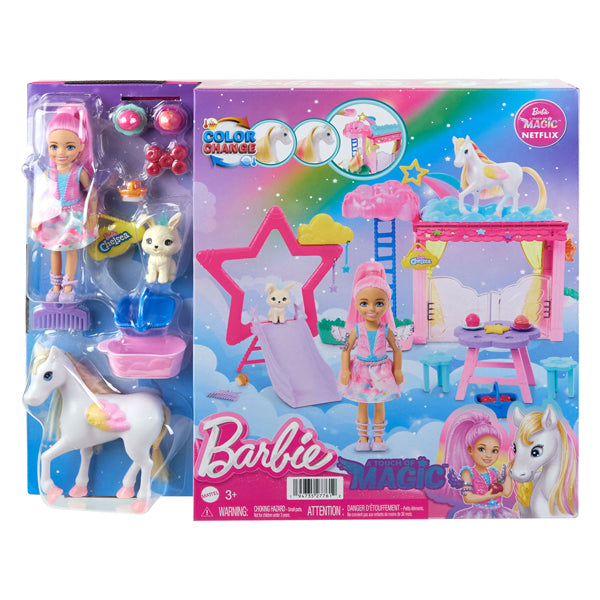 Mattel Chelsea un toque de pop con unicornio