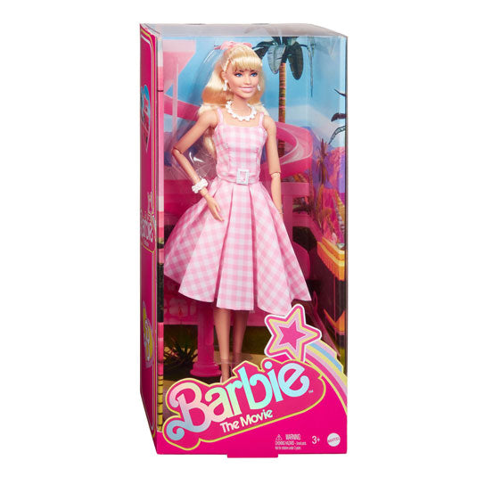 Mattel Barbie film Pink Gingham Dress Fashion Pop
