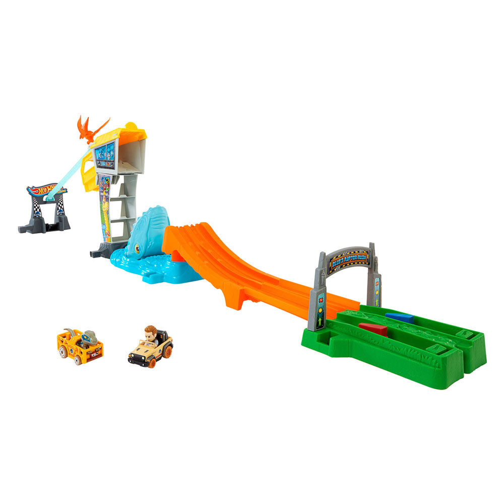 Hot Wheels Racer Fresh Blue's Raptor Rush Play Set