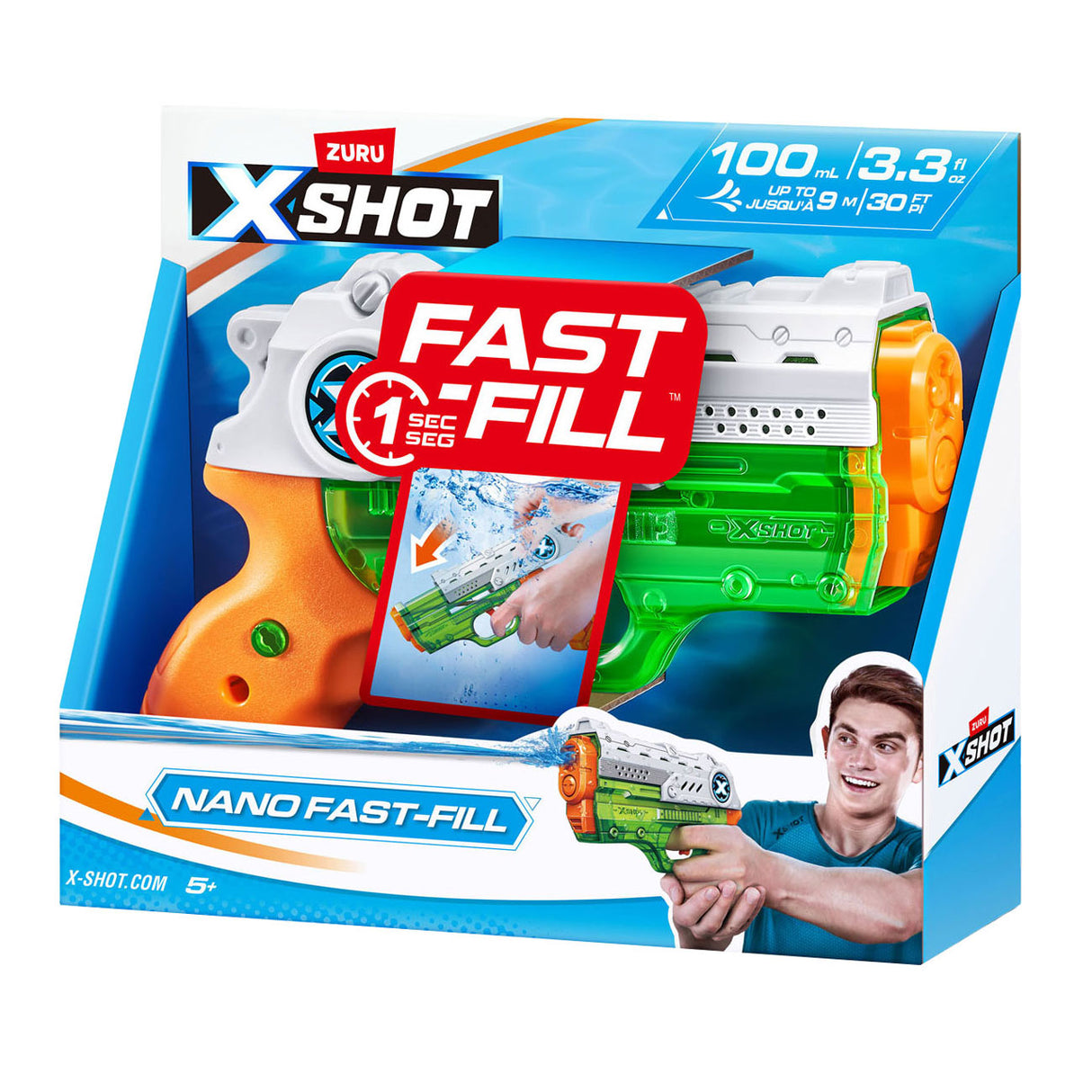 Zuru Sour X-Shot Nano Fast Fling Water Gun