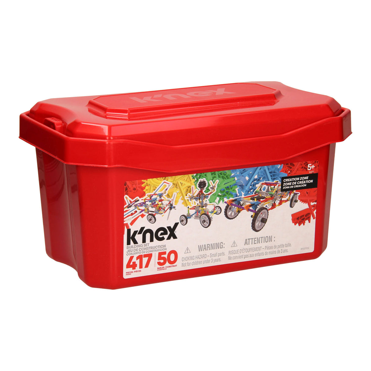 K'Nex Bouwset Creation Zone 50 -modeller, 417Dlg.