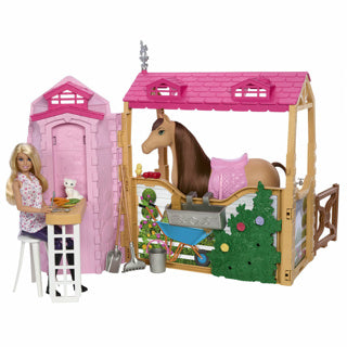 Barbie Family Horse Chase Ultimate Stable