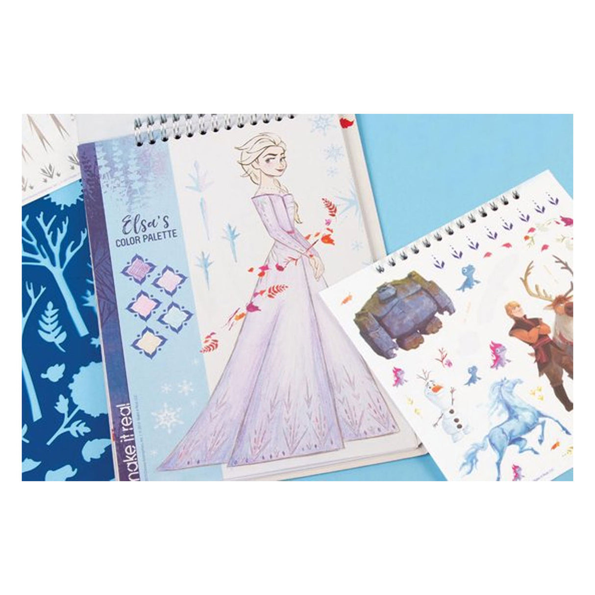 Spectron Frozen Sketchen Stickerboek with stencils
