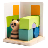 Hračky BS Hračky Panda's Puzzle Wood Forming Game