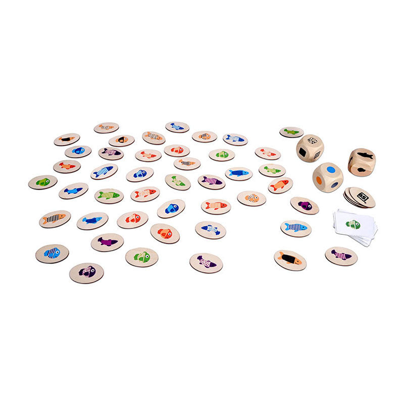 Jeu de bs jeu en bois trouve le poisson