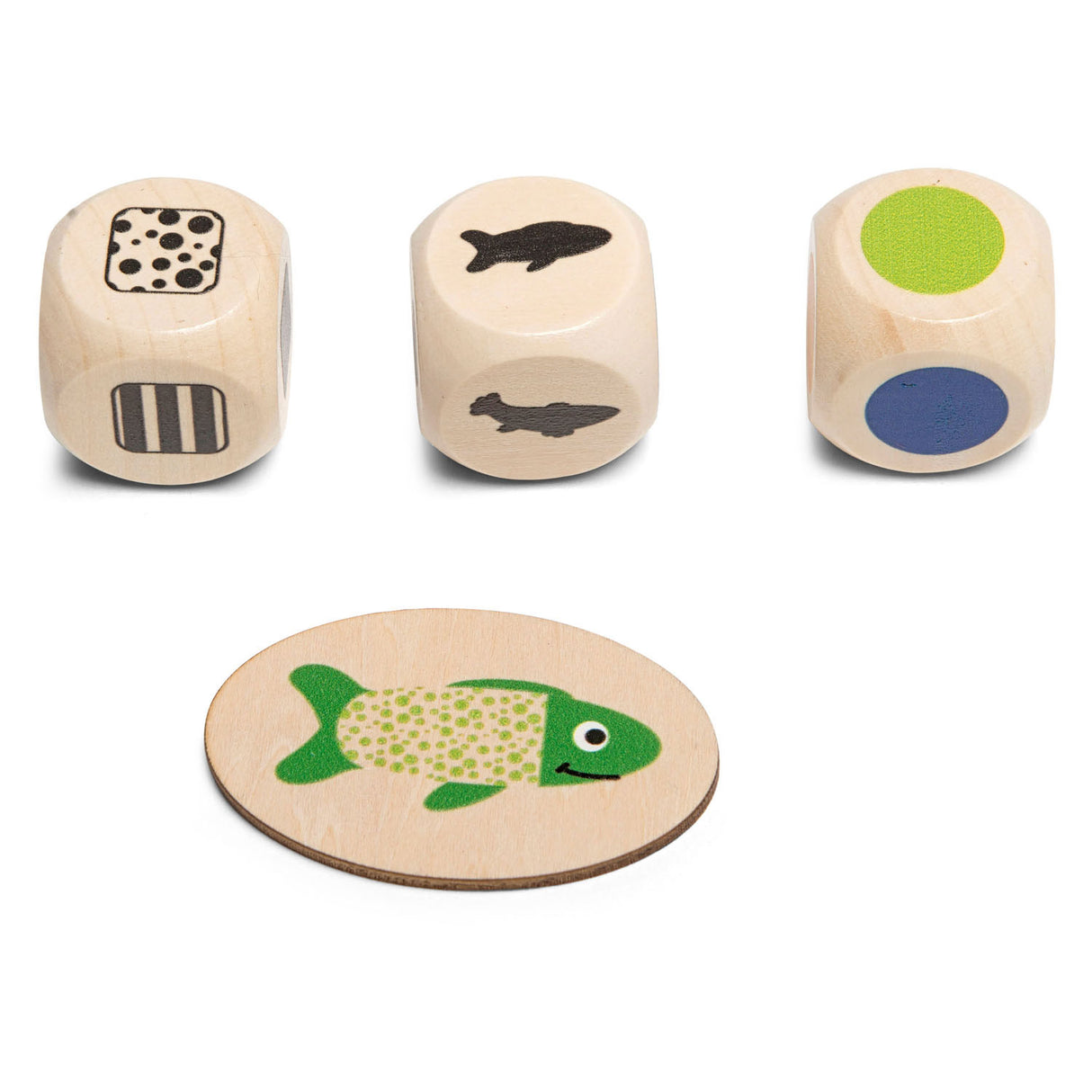 Jeu de bs jeu en bois trouve le poisson