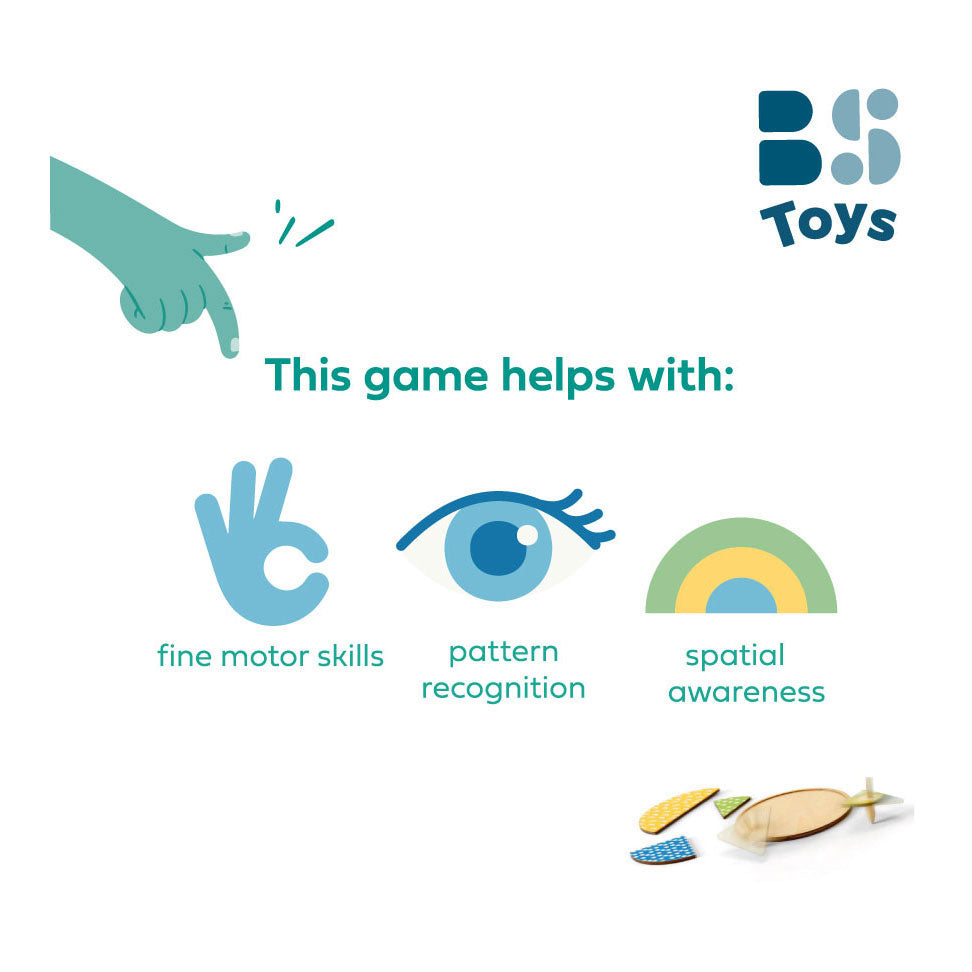 BS Toys Turn and match game