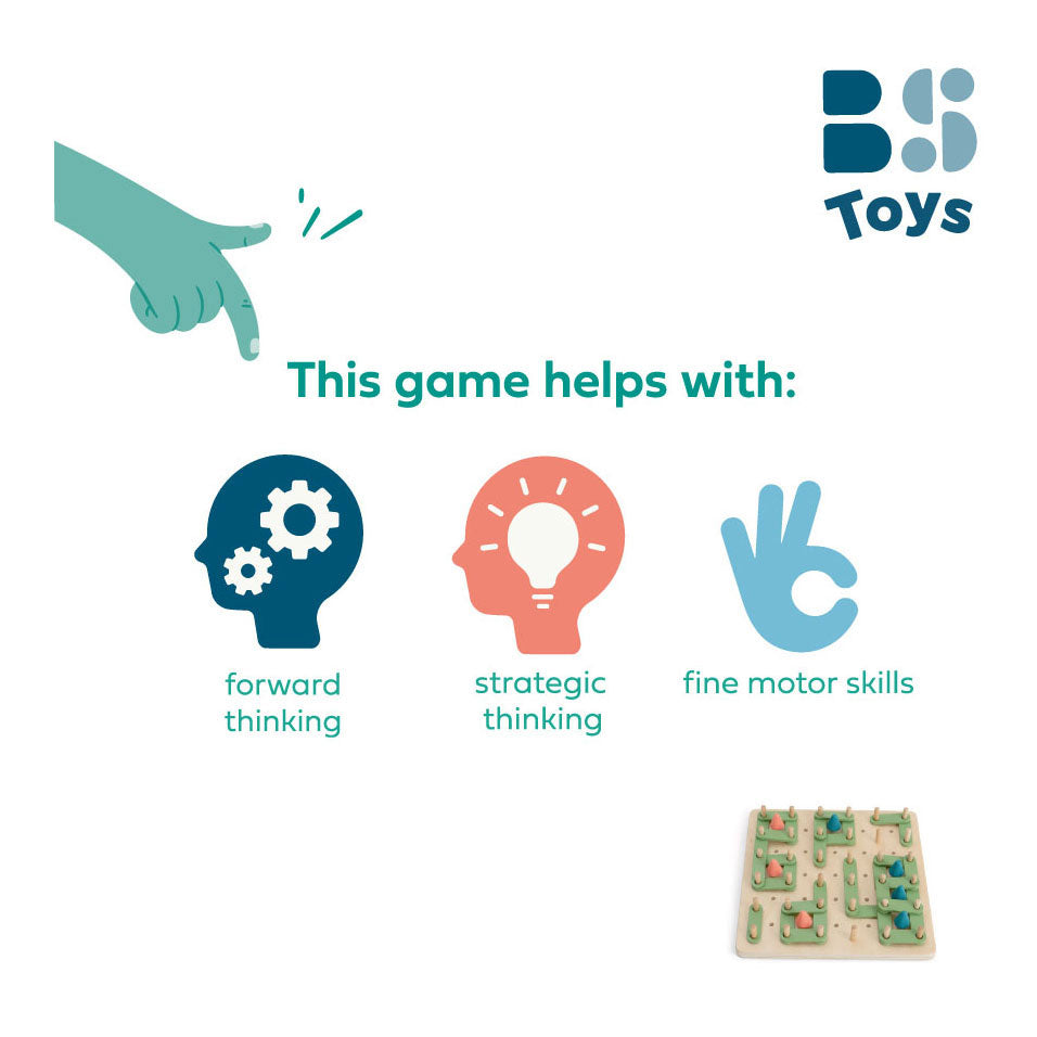 BS Toys Dots Boxes Game in legno