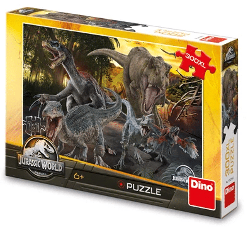 Dinotoys Dino Puzzle - Jurassic World Dinozavri - 300 XL kosov