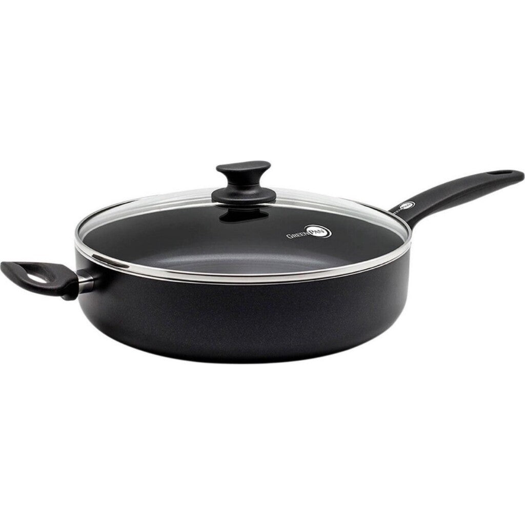 Greenpan Greenpan Cambridge Keramisk stegepande + låg 28 cm sort
