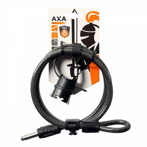 AXA RLE 150 cm Schlitzkabel - schwarz