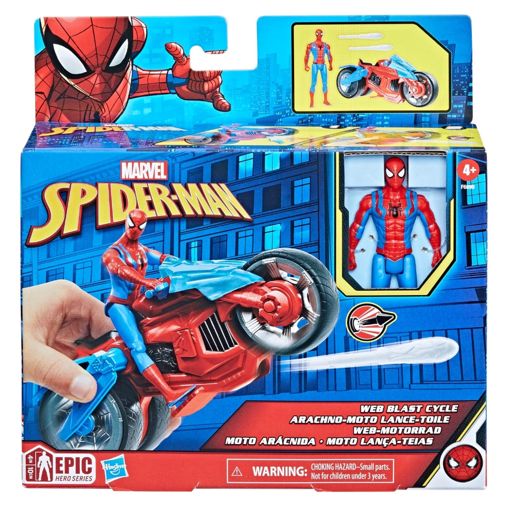 Action figure di Spiderman Spider-Man Blast Cycle