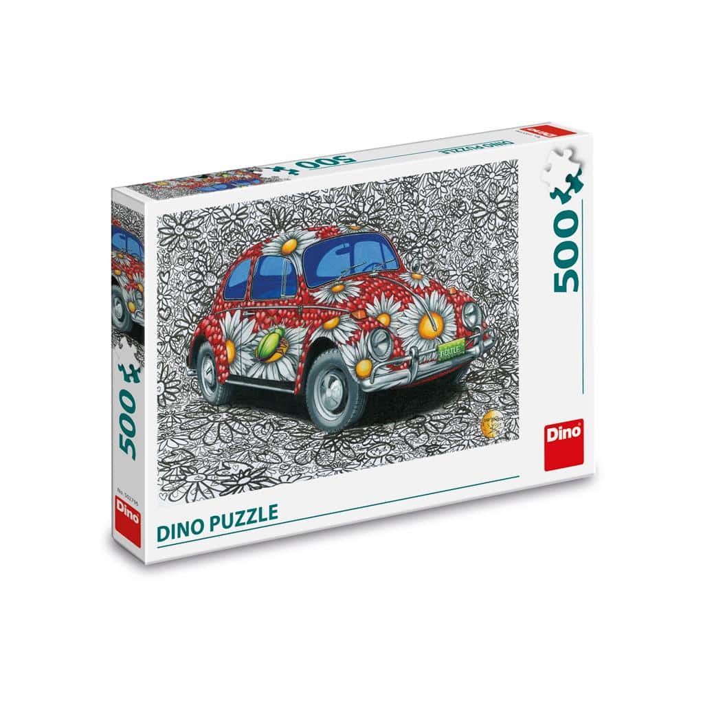 Dinotoys dino puzzle dipinto VW Beetle 500 pezzi