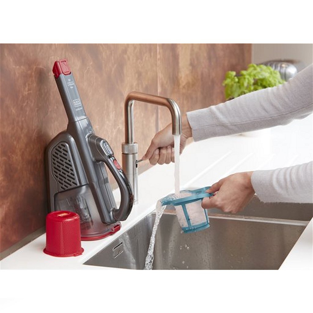 Schwarzes Decker BHHV315B-QW Prevelief Red Black