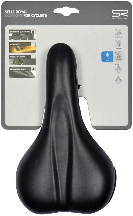 Bicycle Saddle Selle Royal Rio Plus City Men - Black