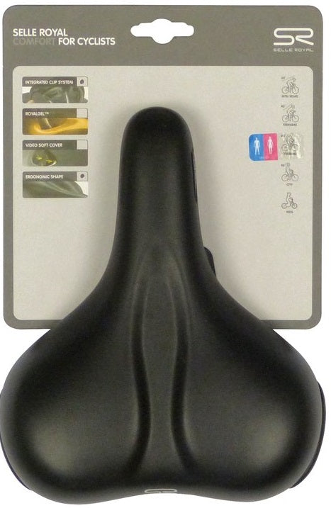 Selloyal sykkelsadel Selle Royal Rio Plus City Unisex - Black