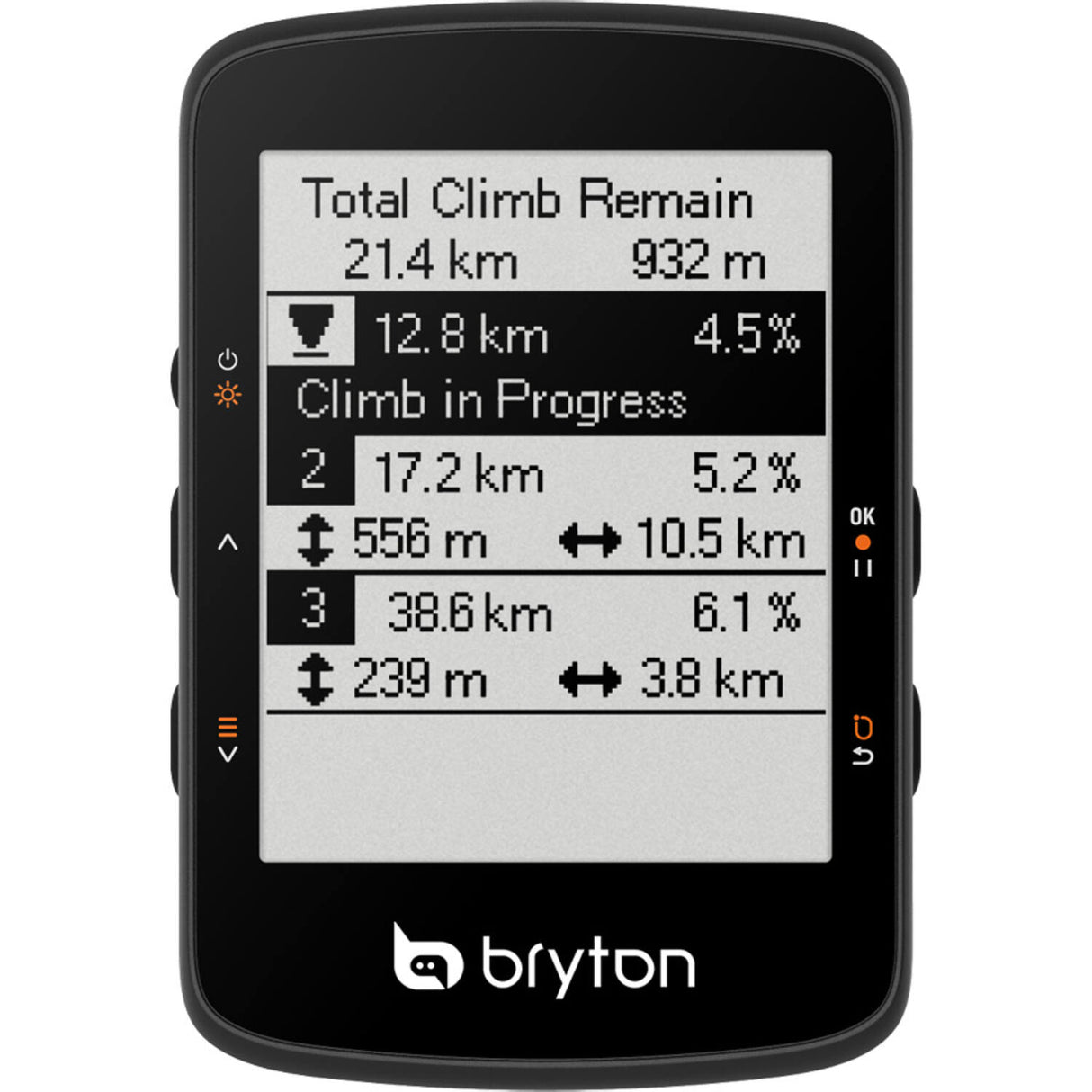 Bryton - jezdec 460 E Bicycle Computer GPS