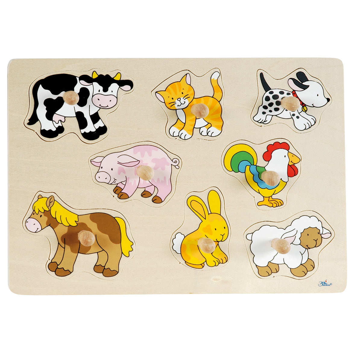 Goki Noppen Puzzle Animals