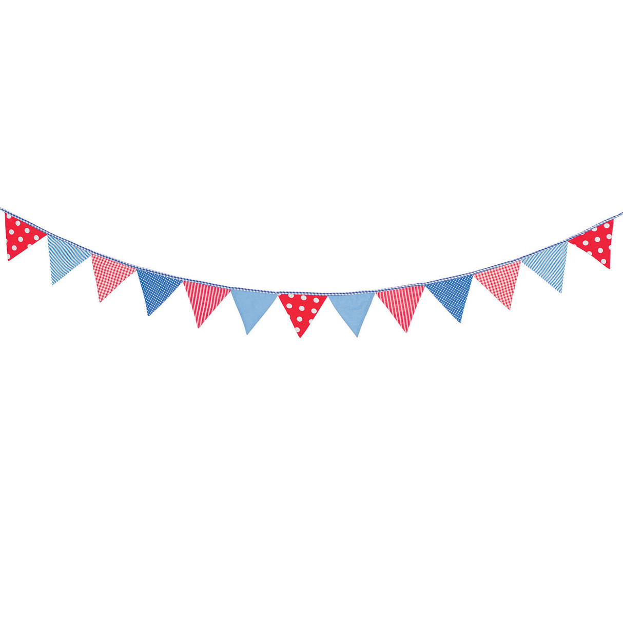 Goki Cotton Flag -Linie blau rot