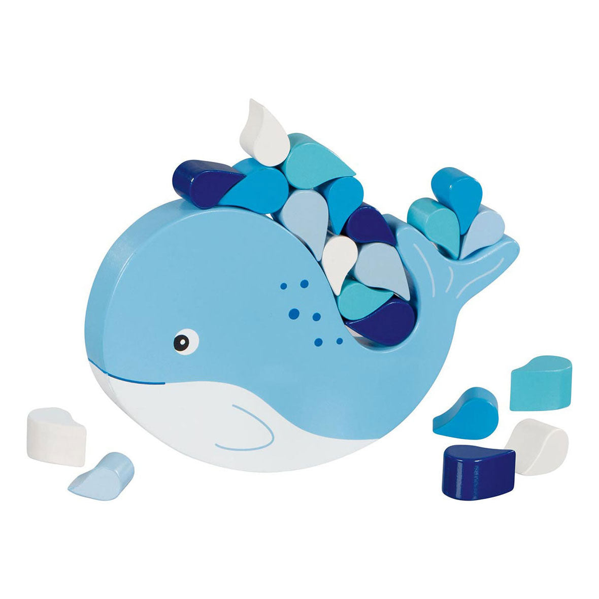 Goki Holzbalance Game Whale, 21dlg.