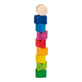 Goki wooden puzzle and building blocks cheerful snail Pauline, 10dlg.